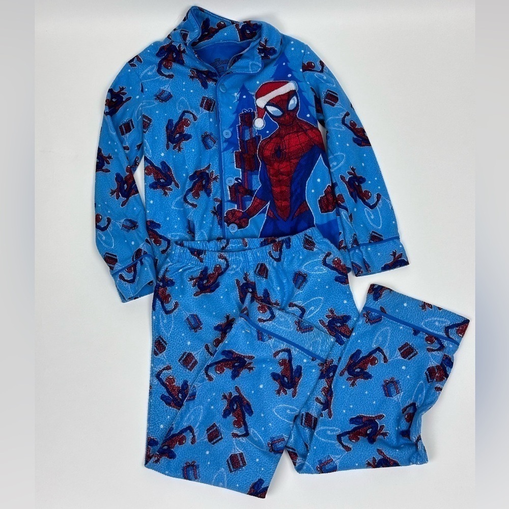 Toddler Boys Marvel Spiderman Holiday Pajama Set